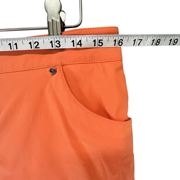 Lohla Sport Stellar Stretch Skort Skirt 6 Orange Pockets Golf Tennis Performance - Picture 7 of 13
